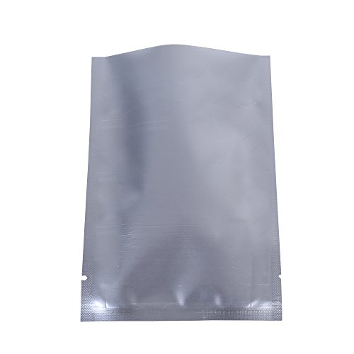 100 Premium Colored Mylar Foil Heat Sealable Bags w/ Tear Notches 8x12cm (3.1x4.7