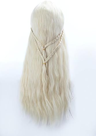 Fengsheng A Song of Ice and Fire Daenerys Targaryen Long Hair Cosplay Wig
