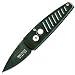 Stinger, Black-Ti Blade, Black Handle, Plain