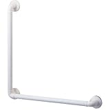 三栄水栓[SANEI] トイレ用品・浴室用品 手摺り・ニギリバー L型ニギリバー 【W5792L-600X400】【手すり 介護用】