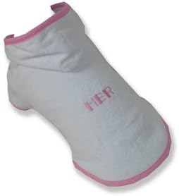 White Bathrobe w/ Pink Trim - L - 35105