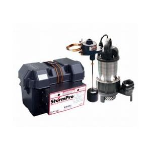 872-3301 - StormPro SP3301 - Heavy Duty Sump Pump with Battery Back-Up System by 