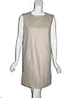 AVIU Sleeveless Wool Pocket Dress in Beige