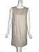 AVIU Sleeveless Wool Pocket Dress in Beige