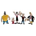 Popeye the Sailor Bendable and Poseable Character Collectible Figures 5-Piece Set