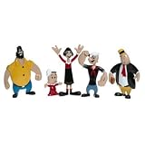 Popeye the Sailor Bendable and Poseable Character Collectible Figures 5-Piece SetIMAGE