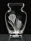 CRYSTAL SCULPTED CROCUS VASE