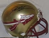 Deion Sanders Signed Florida State Seminoles Riddell Replica Mini Helmet