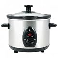 Lloytron E821SS Stainless Steel Mini Slow Cooker, 1.5 Litre