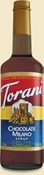 Torani Chocolate Milano Syrup, 750 ml
