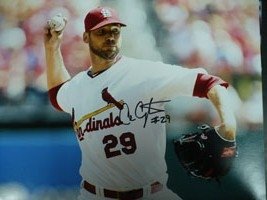 Carpenter, Chris (St. Louis Cardinals) Autographed/Hand Signed 11x14