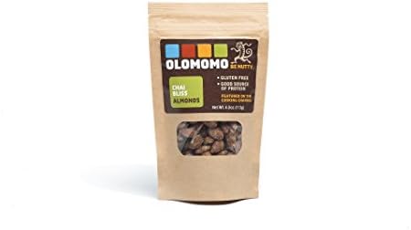 Olomomo Chai Bliss Almonds 4 Oz. (Pack of 4)