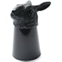 KG001-Rabbit: Black Rabbit Animal Shot Glass