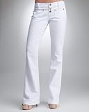 31UtNqG63IL. SL160  High Waist Button Flare Jean   OPTIC WHITE (24)