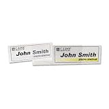 C-Line Inkjet/Laser Name Tent Holders, 4.25 x 11 Inches, Clear, 25 per Box (87507)