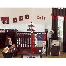Wild West Western Horse Cowboy Baby Bedding 9pc Crib Set