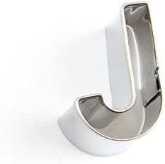 1 Piece Metal Biscuit Gingerbread Pastry Cake Cookie Cutter Mold L0890 Little Letter J Jelly Fondant Kitchenware Kitchen