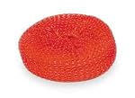 Tough Guy 2NTJ1 Plastic Mesh Scrubber, Red, PK 4