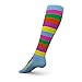Go2Socks Women's Standard Athletic Compression (as1, alpha, m, regular, regular, Stripe)
