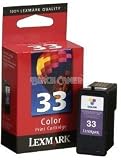 Lexmark #33 factory (OEM) Color Print Cartridge