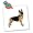 German Shepherd - 10x10 Quilt Square