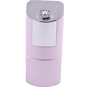 5 Piece Manicure Set With Swarovski Elements in Case - Pink
