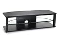 Atacama Black Wood TV Stand- Elara AV 54