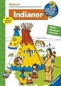 Malbuch Indianer. Malen. Stickern. Erstes Lernen (Wieso? Weshalb? Warum? Malbuch): Malen. Stickern. Rätseln