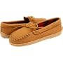 Minnetonka Men's Moccasin Polar Fleece Natural Size 9