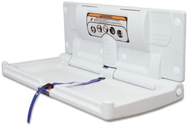 DryBaby Baby Changing Station, Horizonal Mount, 34 1/2 x 18, Gray