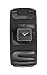Guess Black Ionic Finish Acrylic Bangle Watch