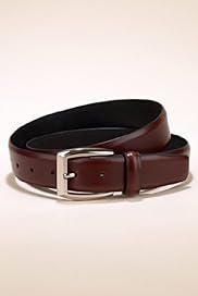Coated Leather Square Buckle Belt