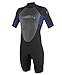 O'Neill Youth Reactor 2mm Back Zip Spring Wetsuit, Black/Pacific/Black, 6