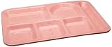 Carlisle 4398100 Melamine Six Compartment Tray, 14.00 x 10.00, Variated (Case of 12)