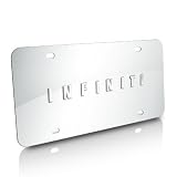 Infiniti Chrome Stainless Steel License Plate by Infiniti