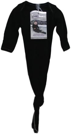 KB Designs Woombie Mod'Swad Rockstar Merino Sleeper, Black, 14-19 Pound