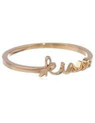 Shy by Sydney Evan Kiss Ring with Diamond Bezel