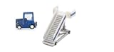 Passenger Stairs (2) W/Tractor (1:200)