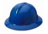 Willson Full Brim Hard Hat Ratchet Blue