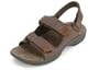 Dunham 3 Strap Sandal in Brown