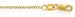 14K Yellow Gold 1.5MM CABLE PENDANT CHAIN 16"