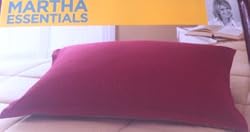 Martha Stewart Collection Bedding, Essentials Solid Standard Sham Burgundy/ Khaki