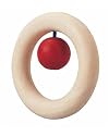 Plan Toys Natural Wood Baby Rattle Teething Ring - Ring
