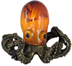 Tiffany Style Octopus Stained Glass Lamp