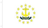 Allied Flag Outdoor Nylon State Flag, Rhode Island, 3-Foot by 5-Foot