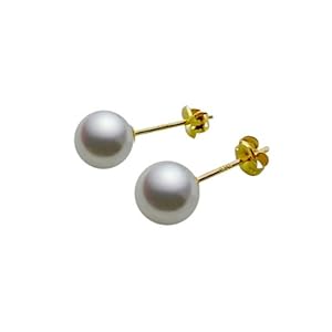 【クリックで詳細表示】[パール セレクション]Pearl Selection ピアス 国産アコヤ真珠 6-6.5mm ピアス K18 P60