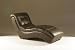 METRO MOCCA LEATHER CHAISE LOUNGE BY DIAMOND SOFA