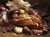Native American Sleeping Baby - Lee Middleton
