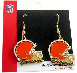Cleveland Browns Earrings Nfl Stainless Steel