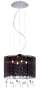Crystal and Chrome 15 3/4" Wide Pendant Chandelier